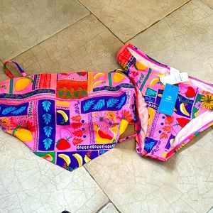NWT Cupshe 2 piece, bathing suit